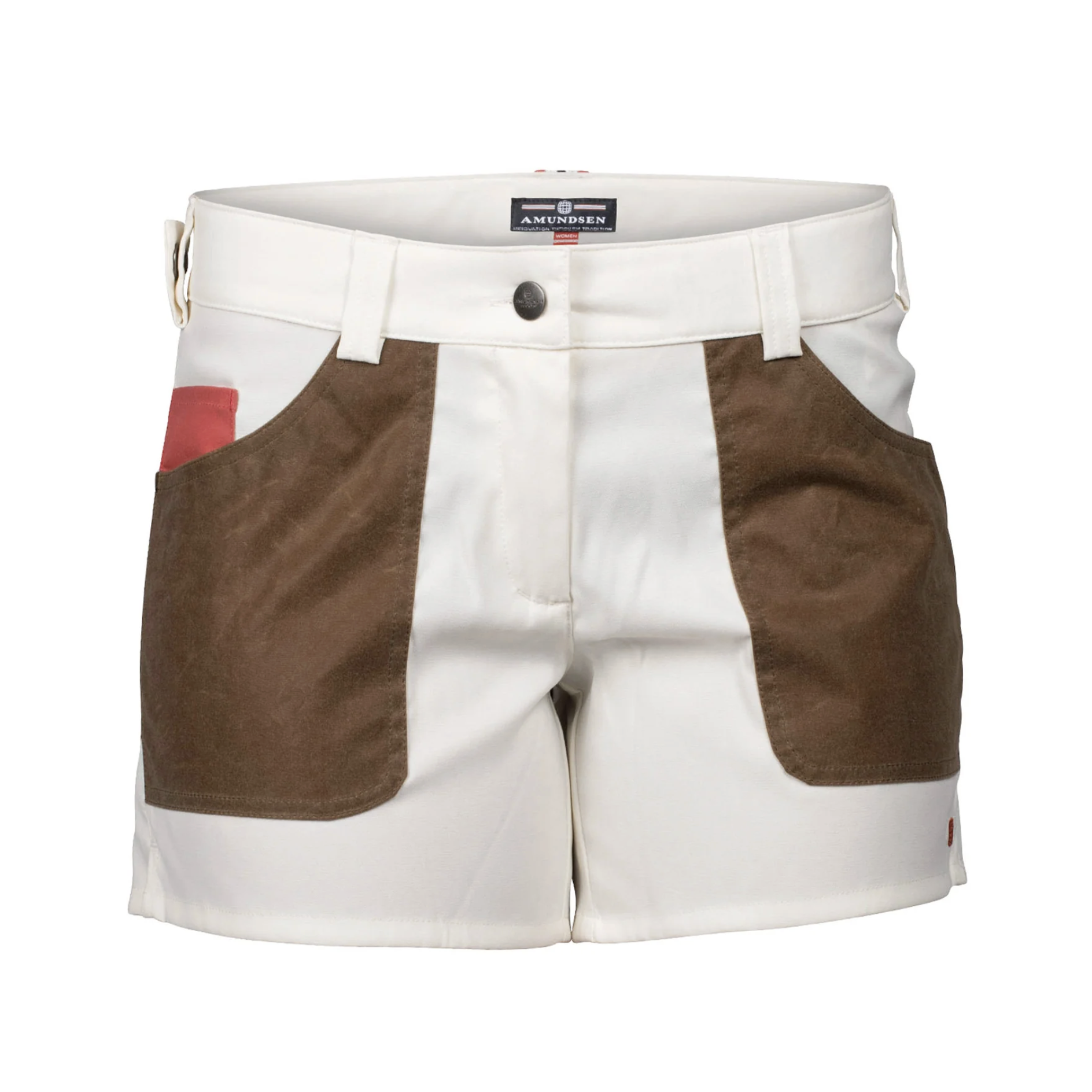 Amundsen Sports 5Incher Field Shorts Womens Offwhite/Tan