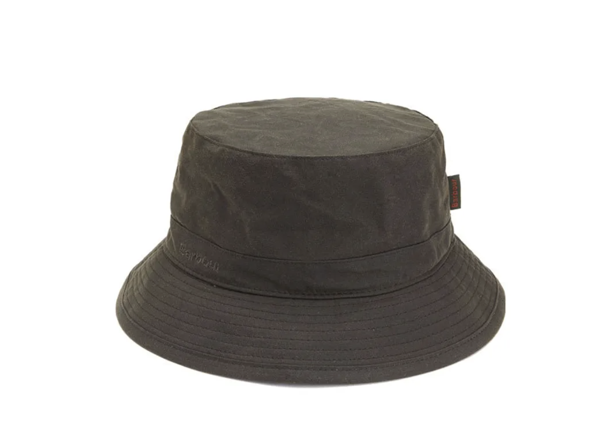 Barbour Unisex Wax Sports Hat Dark Olive