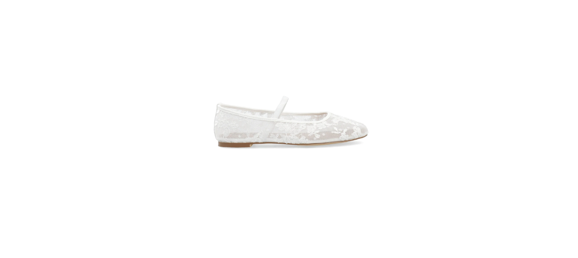 Bialilja Lace Ballerina - Off White