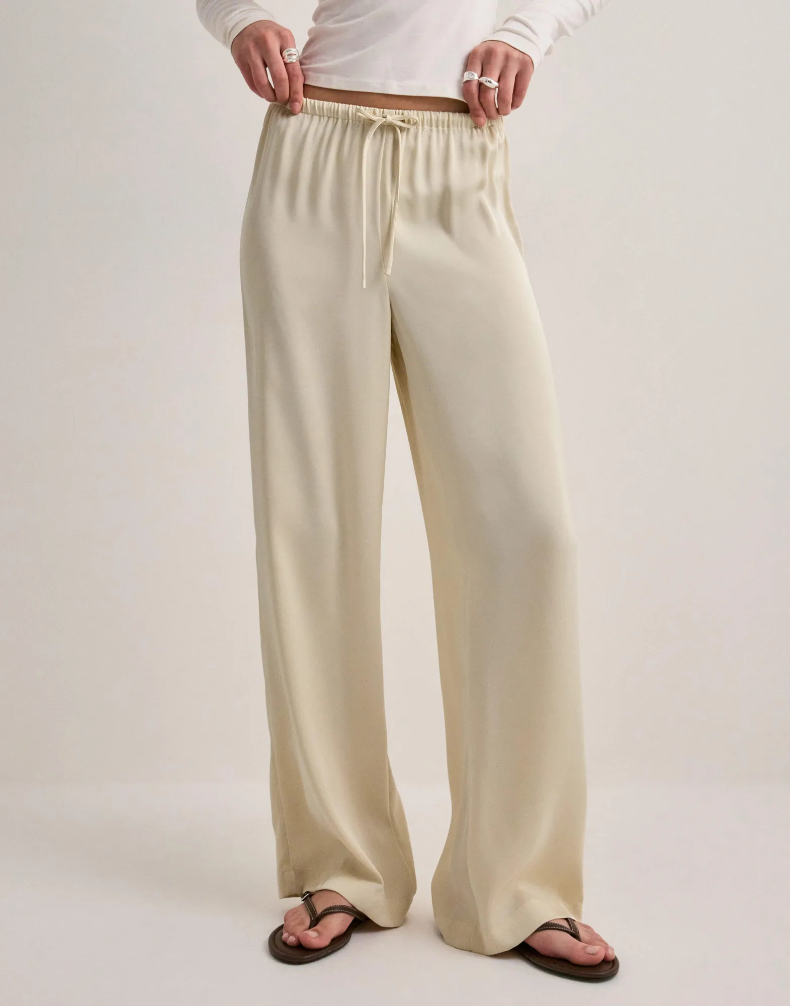 Pull On Satin Pants