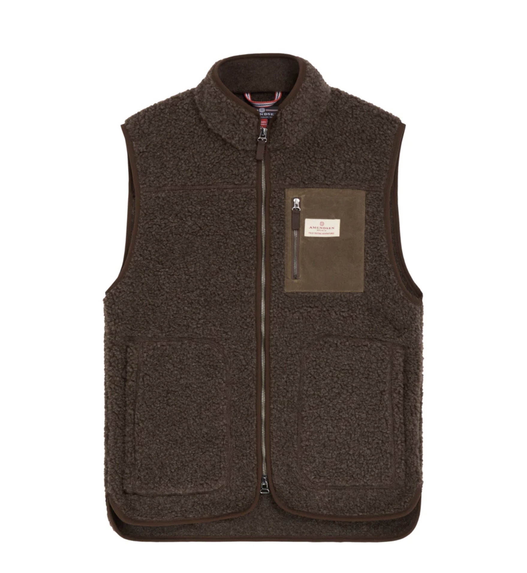 Amundsen Sports Heroes Wool Fleece Vest Womens Cowboy