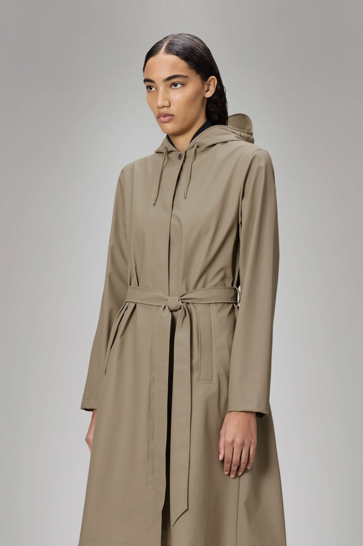 A-Line Longer Jacket W3 - Beige