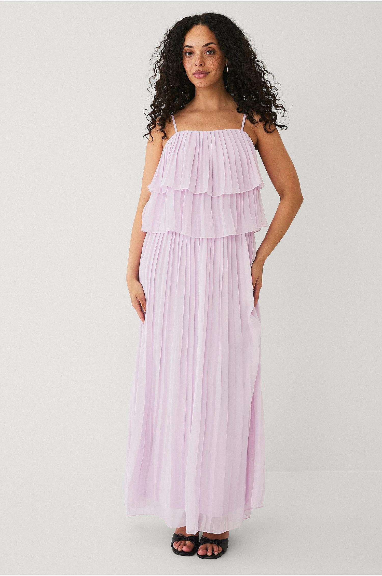 Chiffonkjole viChiffan Singlet Pleat