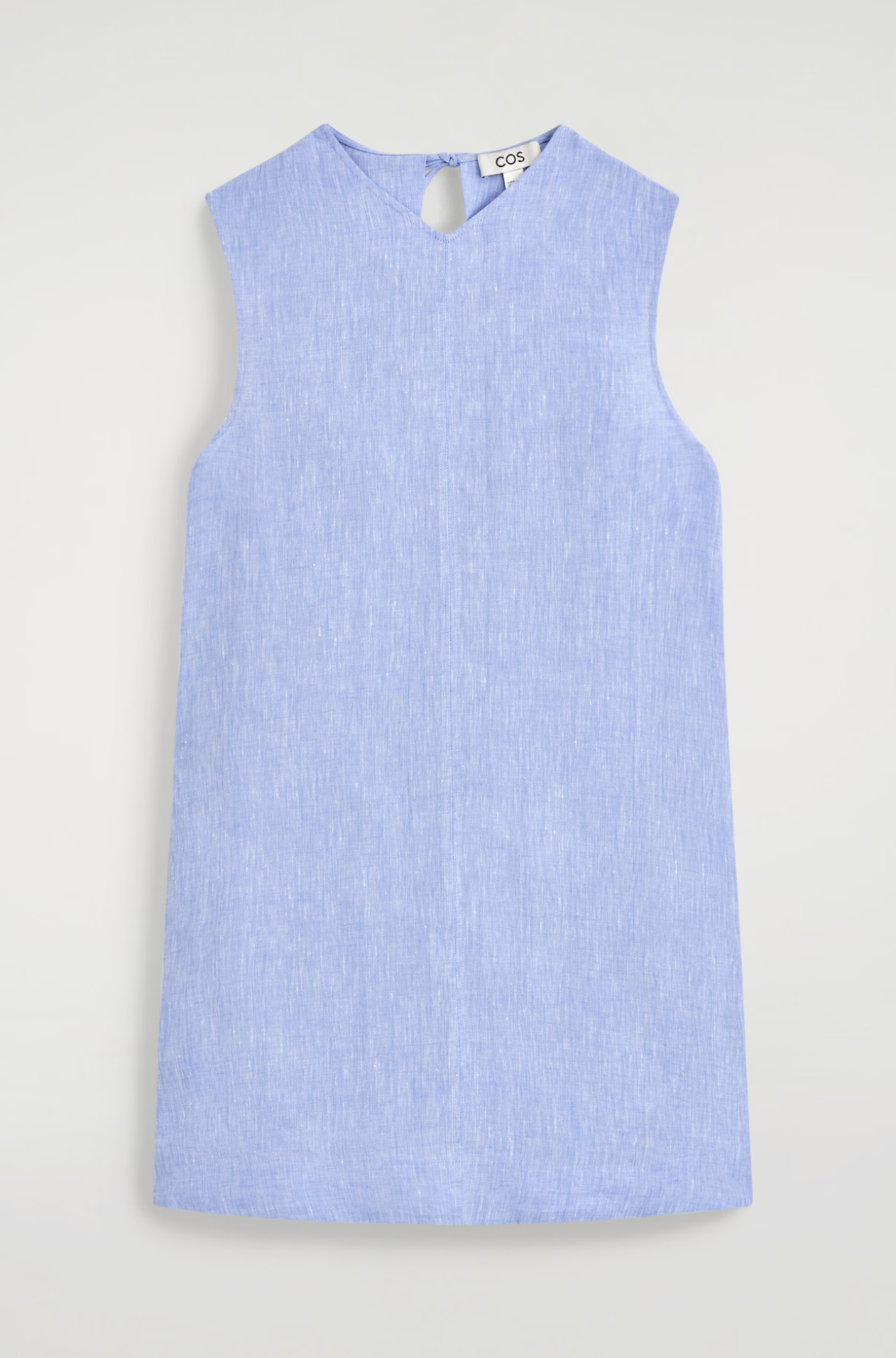 V-Neck open back mini dress