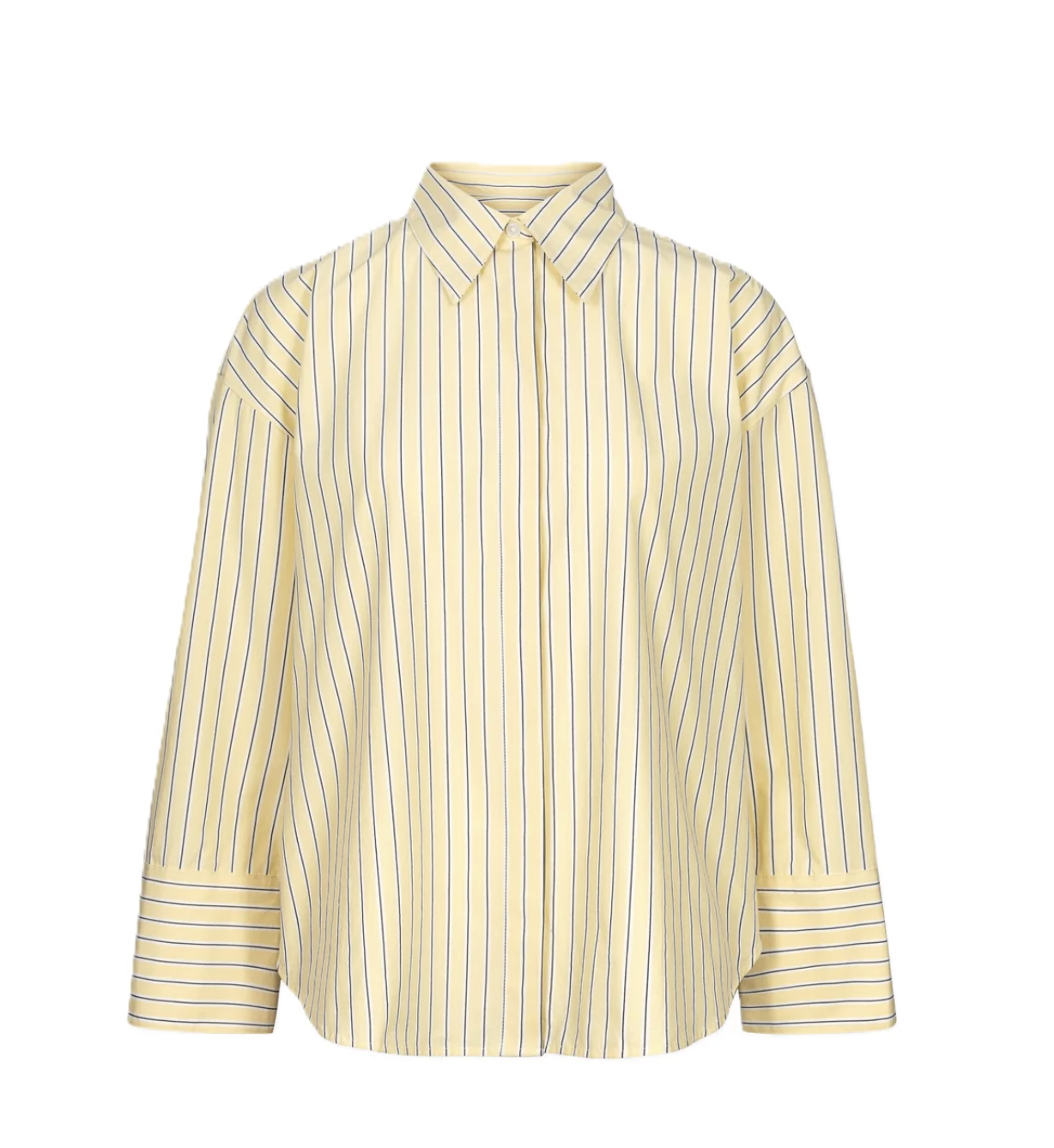 Nell Shirt Light Yellow Stripe